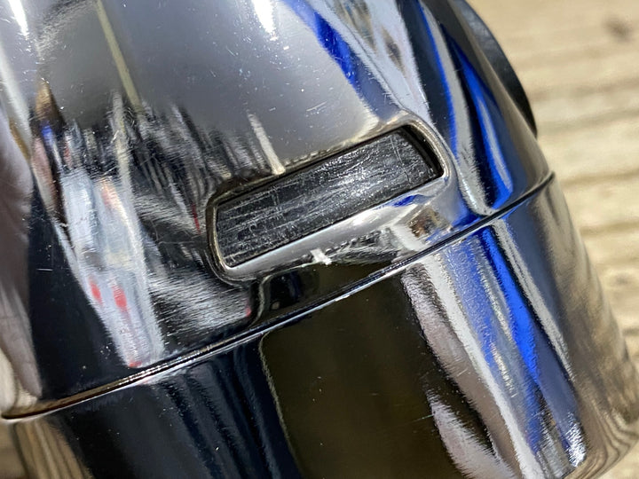 JZ736 ノーブランド 砲弾ライト フロントライト 電池式 シルバー 点灯OK