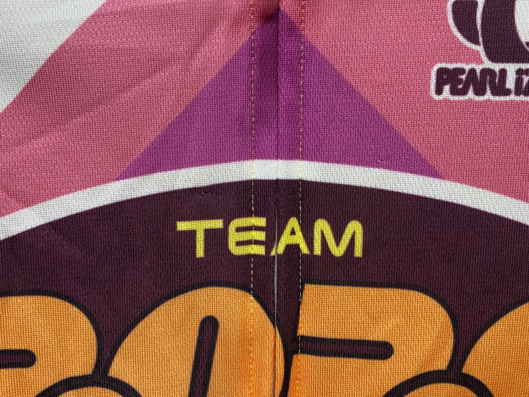 JS763 パールイズミ PEARL iZUMi 半袖 サイクルジャージ 紫 黄 S