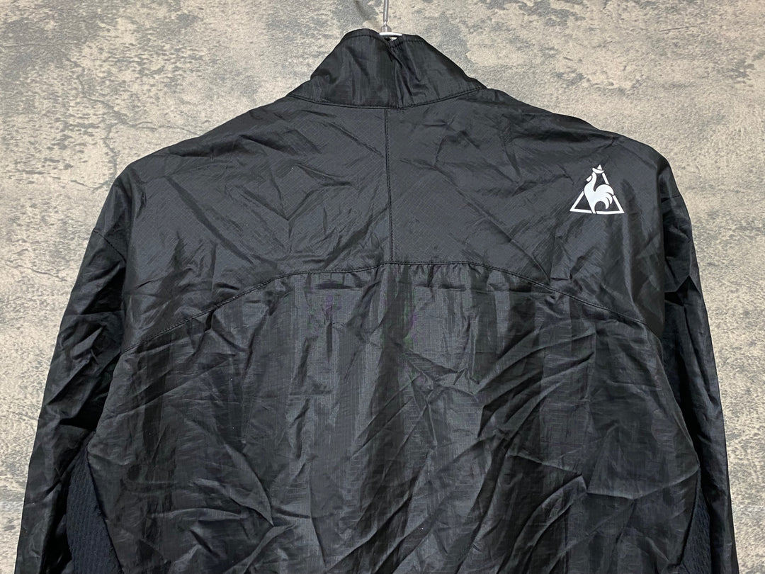 KC843 ルコックスポルティフ le coq sportif 長袖 サイクルジャケット 黒白赤 L