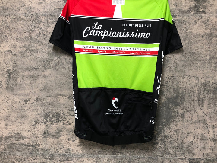 JT088 アソス assos 半袖サイクルジャージ La Campionissimo 黄緑 サイズ不明