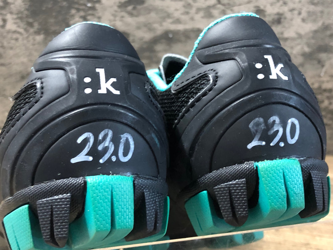 KG418 フィジーク fizik M6 MTB shoes WOMAN ビンディングシューズ 2穴 ブラック レディース EU36 ※ペン字あり