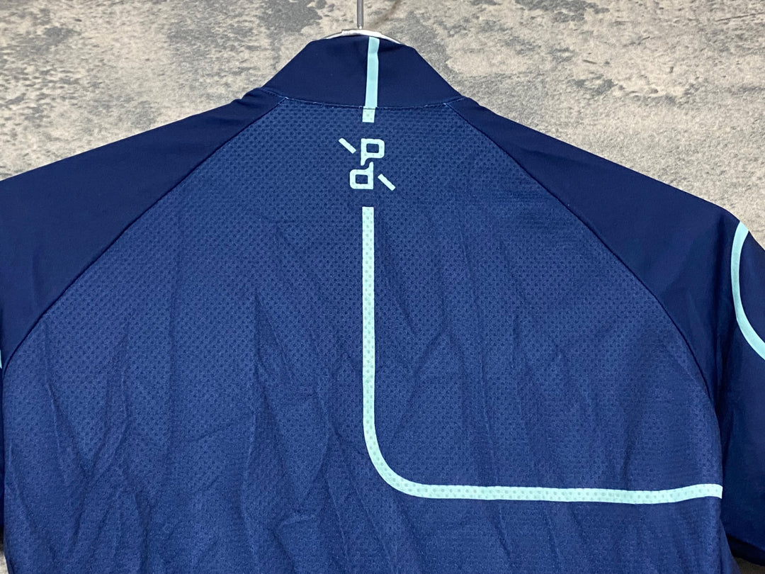 JW762 プロトンドパリ PELOTON DE PARIS Domestique Tron SS Jersey 半袖 サイクルジャージ 紺 S