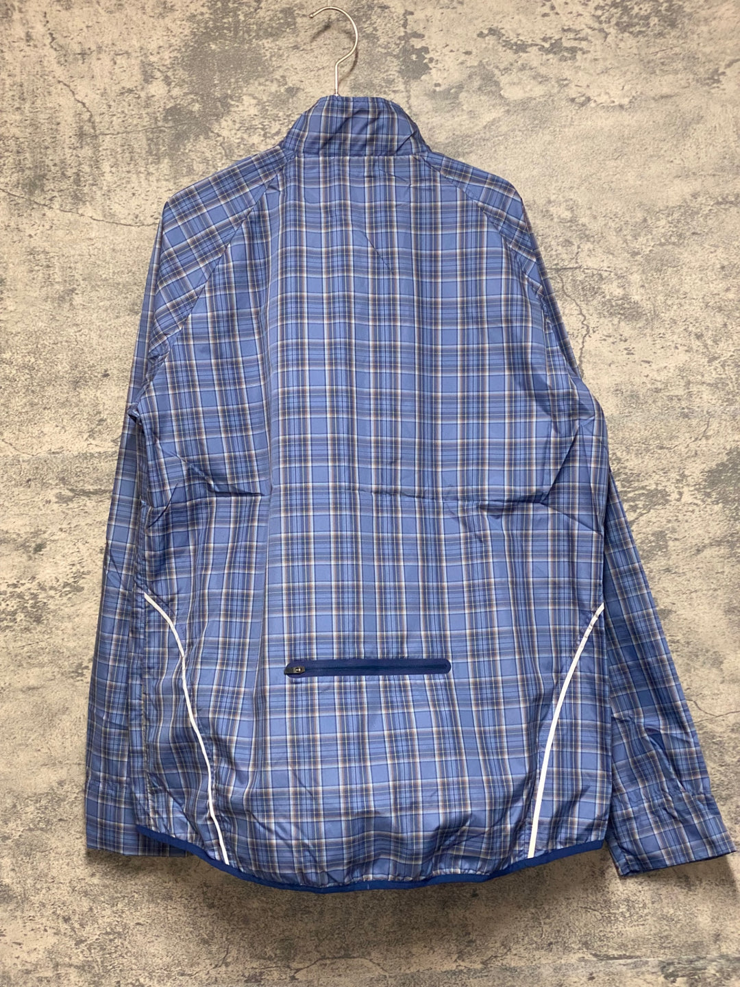 JO874 カペルミュール KAPELMUUR ウインドブレイカー ネイビー チェック XXL