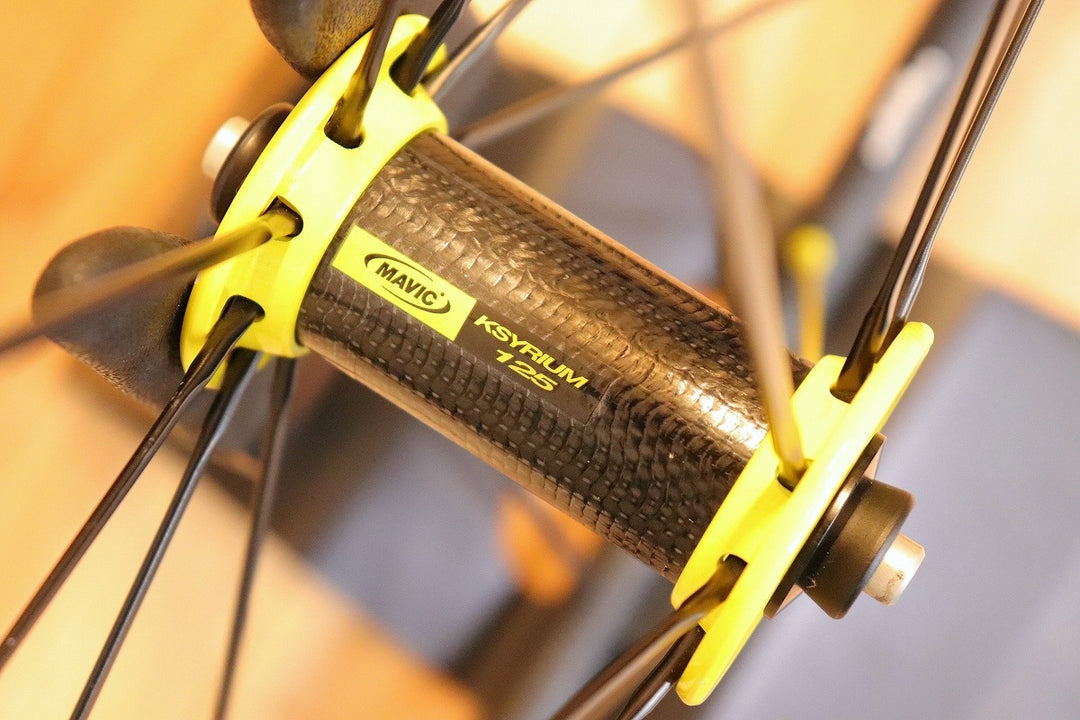 マビック MAVIC キシリウム KSYRIUM 125  アルミ クリンチャー ホイールセット シマノ 11S/12S ナローリム 15C 【芦屋店】