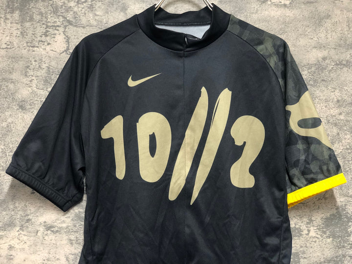 KL257 ナイキ NIKE 半袖 サイクルジャージ 黒 L