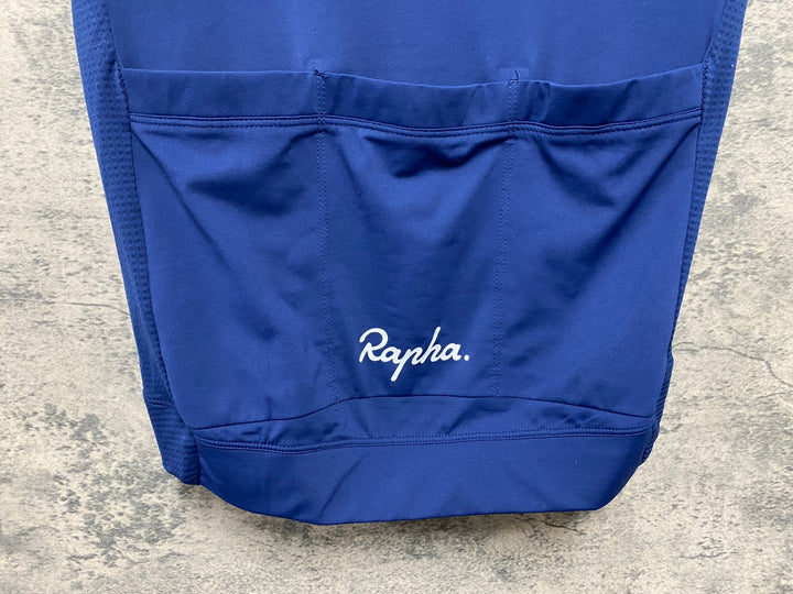 JG338 ラファ Rapha RCC PRO TEAM JERSEY 半袖 サイクルジャージ 紺 XS