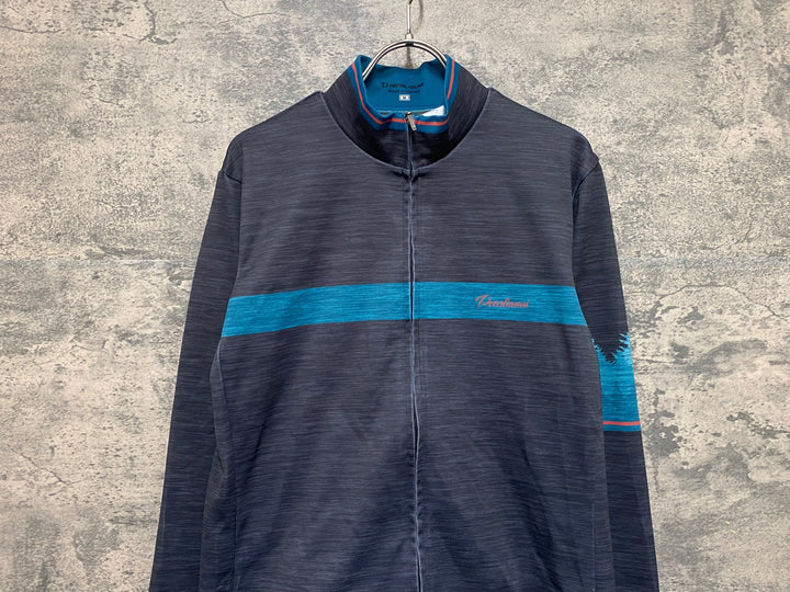 JZ816 パールイズミ PEARL iZUMi 長袖 サイクルジャージ グレー M 裏起毛