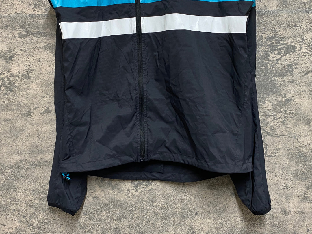 JN158 ラファ Rapha MEN’S SPRAY JACKET 長袖 ウィンドブレーカー 黒 M TEAM Sky