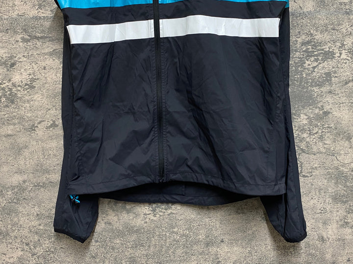 JN158 ラファ Rapha MEN’S SPRAY JACKET 長袖 ウィンドブレーカー 黒 M TEAM Sky