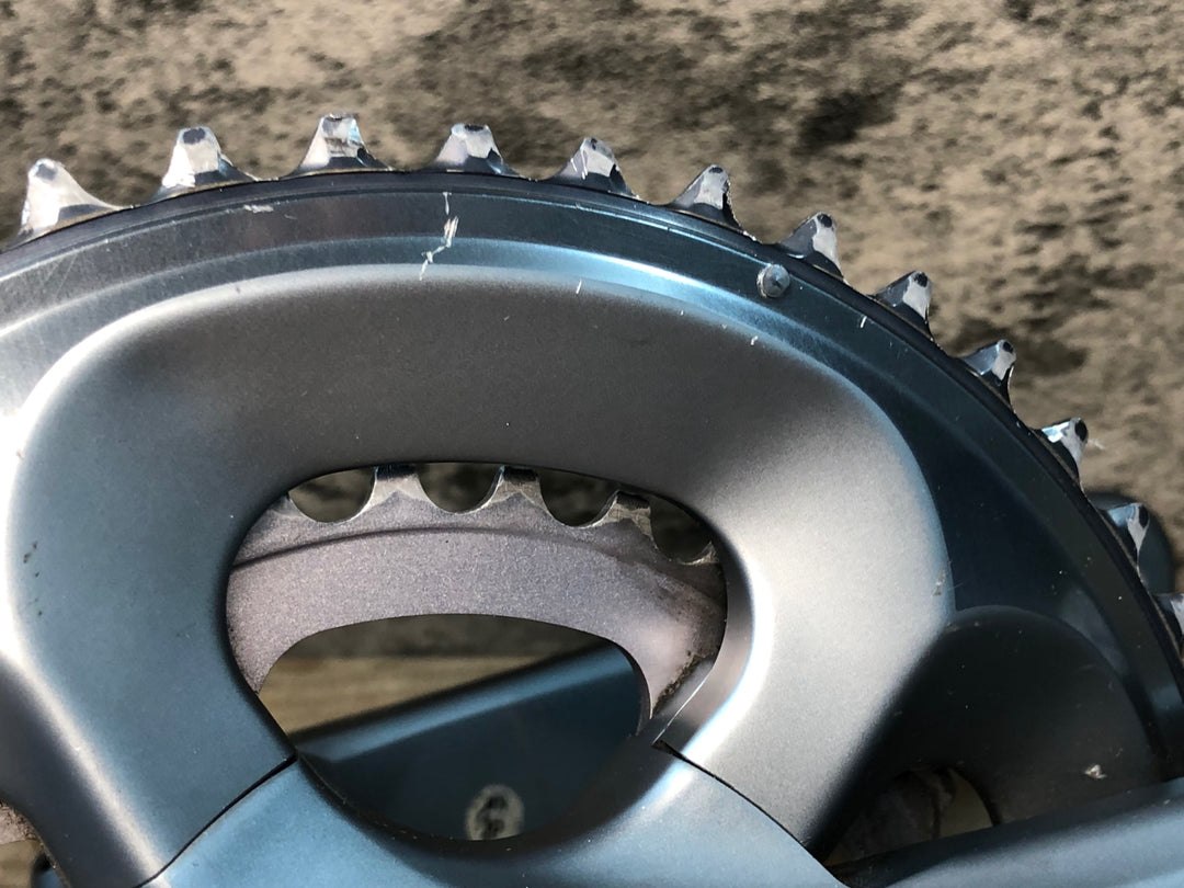 JF660 シマノ SHIMANO アルテグラ ULTEGRA FC-6700 クランクセット 10S 50/34T 170mm ※歯の摩耗大