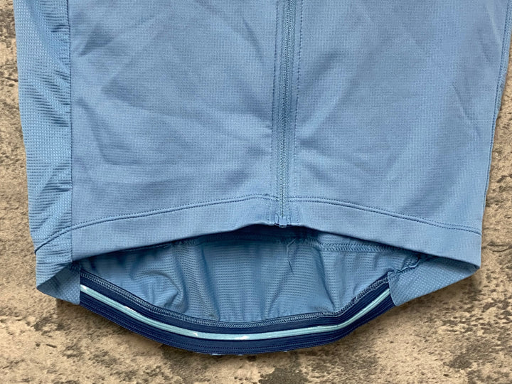 KK581 ラファ Rapha MEN`S LIGHTWEIGHT BREVET JERSEY 半袖 サイクルジャージ S 水色
