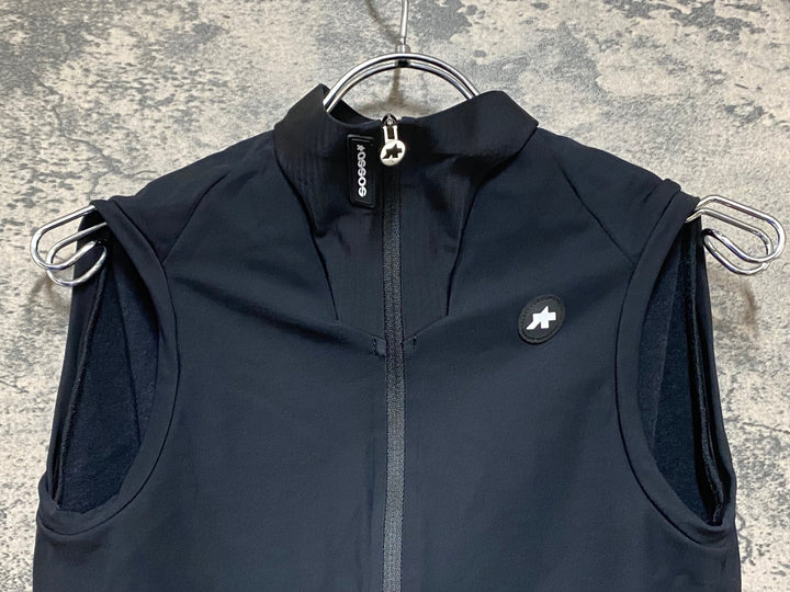 KO023 アソス assos EQUIPE R サイクルベスト ジレ 裏起毛 S 黒