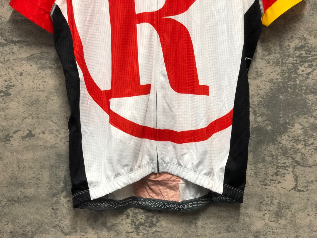 KK446 ボントレガー BONTRAGER 半袖 サイクルジャージ 赤 白 L