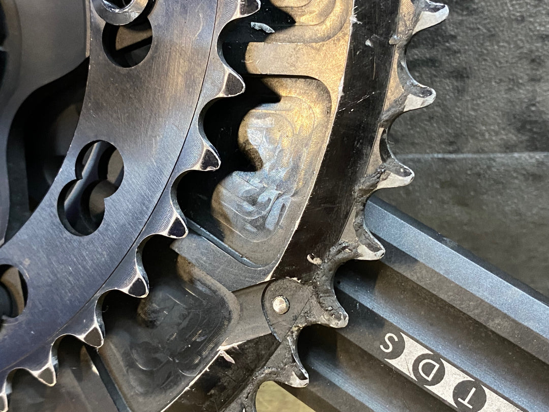 JN569 ローター ROTOR 3D クランクセット 24mmシャフト 170mm QRINGS 52/36 JAPANチェーンリング