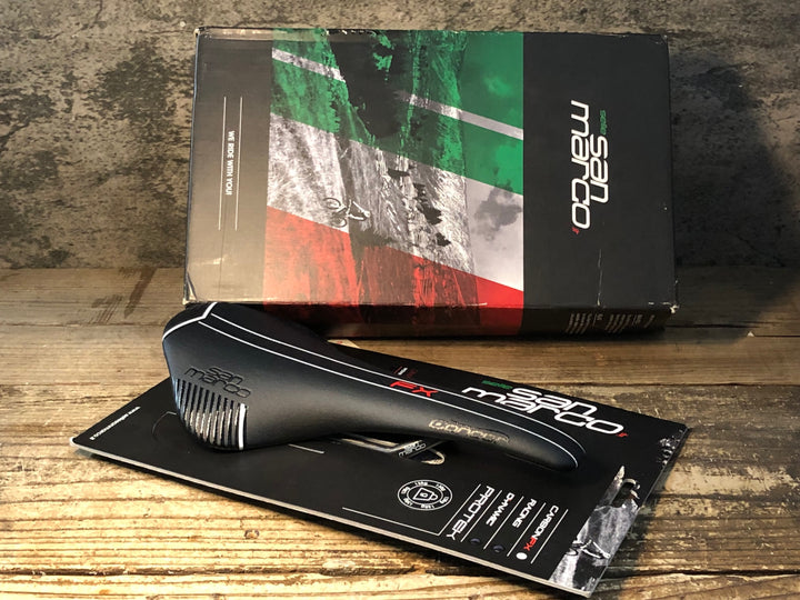 JR318 サンマルコ san marco CONCOR CARBON FX PROTEK サドル 黒 WIDE CARBON レール