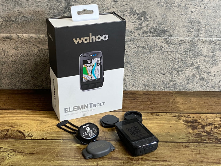 JO563 ワフー wahoo エレメント ELEMNT BOLT WFCC5 V2 サイクルコンピューター センサー付属 ※動作確認済み