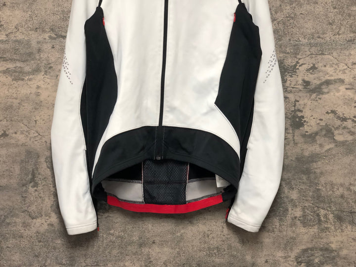 KL659 ゴア GORE BIKE WEAR サイクルジャケット 白 XL 裏起毛 ※汚れ
