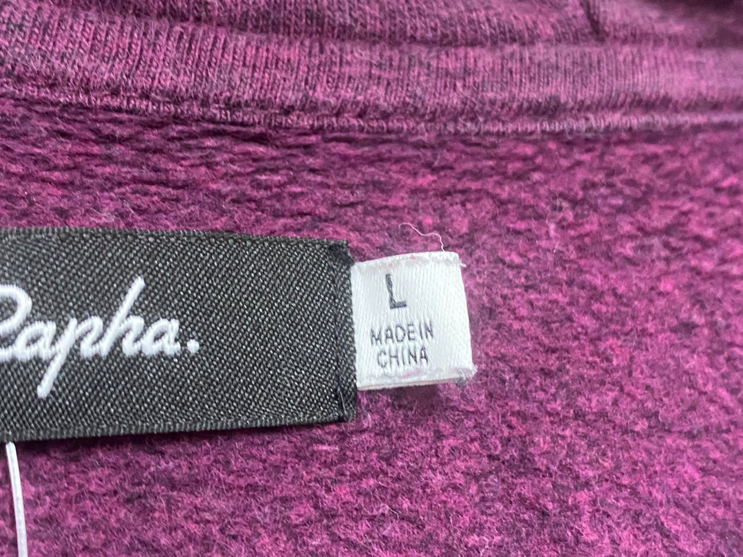KQ640 ラファ Rapha LOGO HOODIE 長袖 パーカー 紫 L
