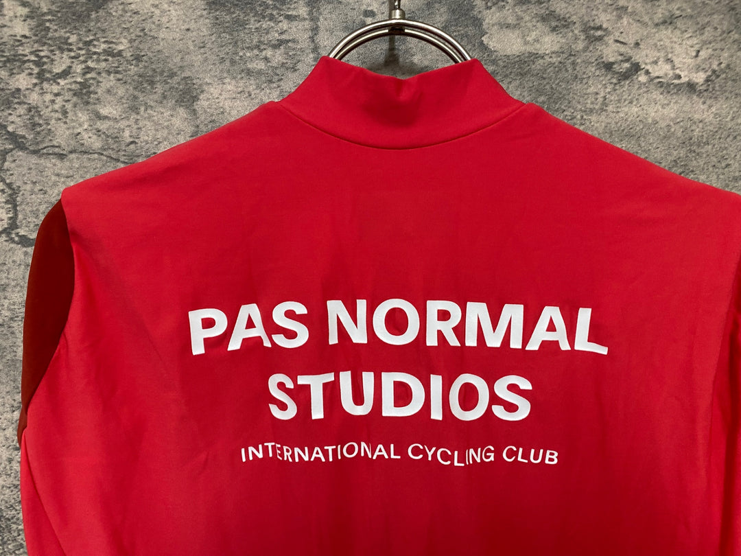 JY477 パスノーマルスタジオ PAS NORMAL STUDIOS Mechanism Long Sleeve Jersey 長袖 サイクルジャージ レッド S