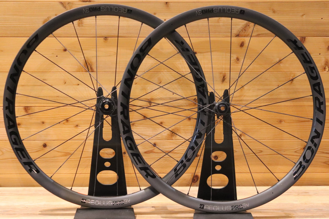 ボントレガー BONTRAGER アイオロス AEOLUS PRO 3V TLR DISC シマノ 11S/12S 25C カーボン チューブレスレディ グラベル ホイールセット 【広島店】