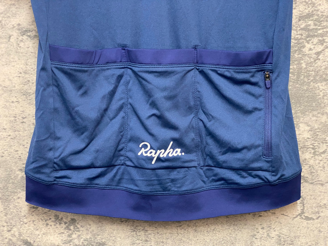 JY108 ラファ Rapha WOMEN'S CORE JERSEY 半袖 サイクルジャージ レディース 紺 M