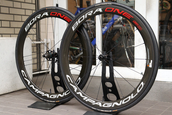 カンパニョーロ Campagnolo ボーラワン BORA ONE 50 カーボン チューブラー ホイールセット シマノ11S/12S 【横浜店】