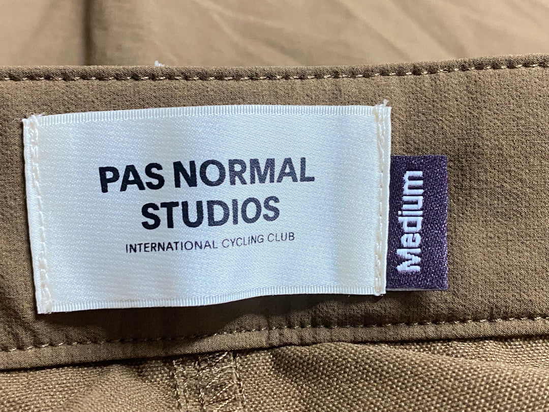 KQ976 パスノーマルスタジオ PAS NORMAL STUDIOS サイクルパンツ 茶 M 膝丈