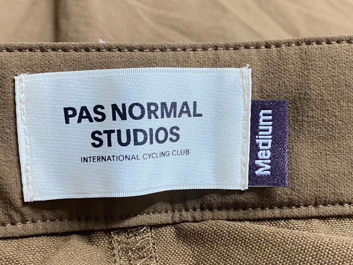 KQ976 パスノーマルスタジオ PAS NORMAL STUDIOS サイクルパンツ 茶 M 膝丈