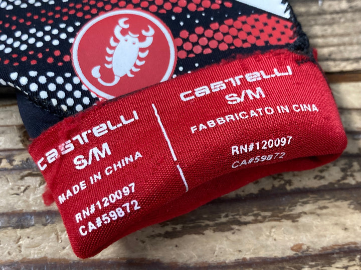 KP339 カステリ CASTELLI 長指 グローブ 黒 S/M