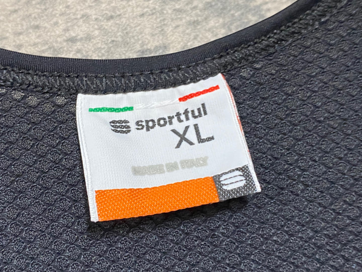 JO637 スポーツフル sportful ビブタイツ 黒 XL 裏起毛 ※ほつれあり
