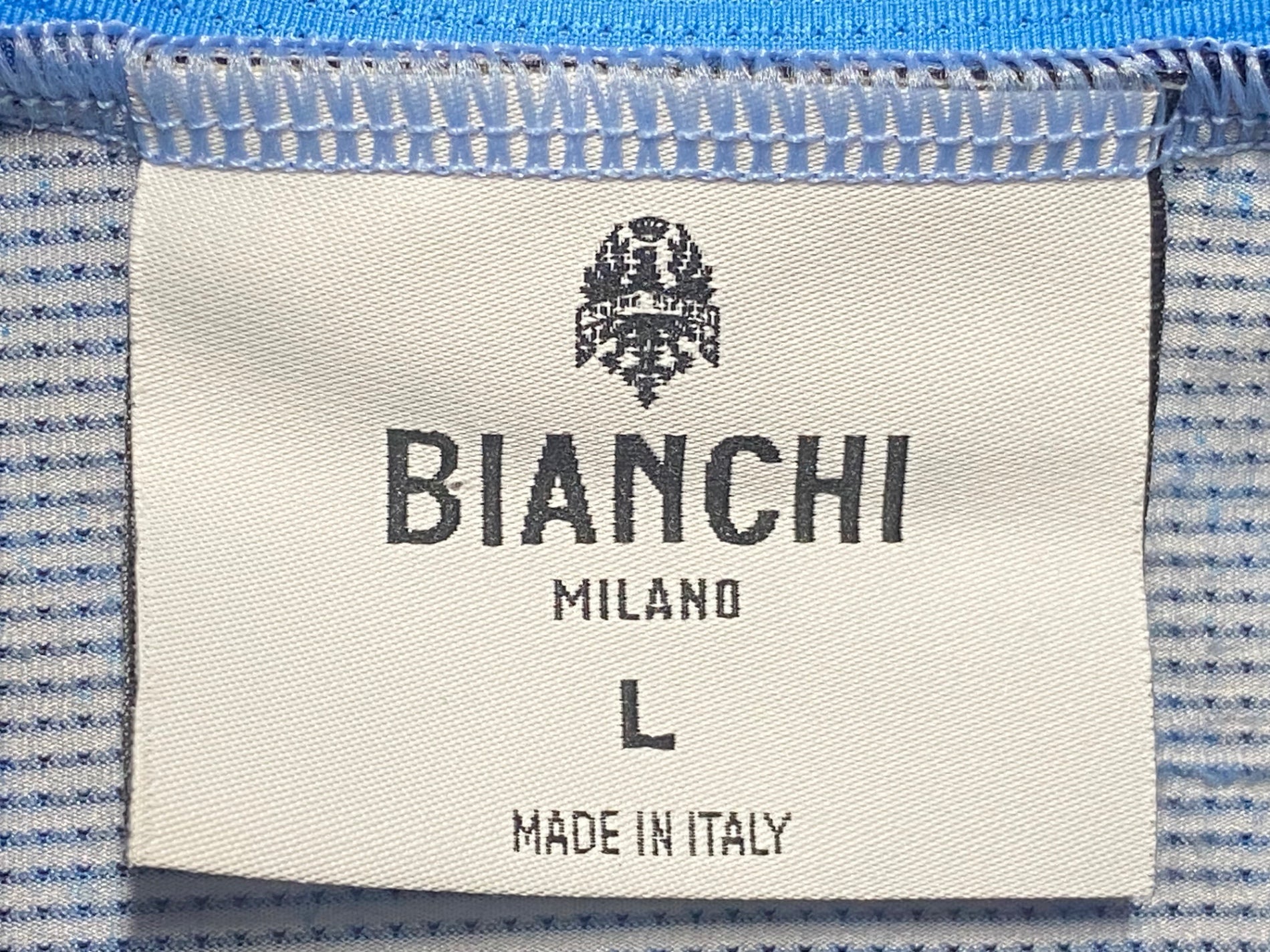 JO269 ビアンキ Bianchi 半袖 サイクルジャージ 紺 青 L – BICI AMORE