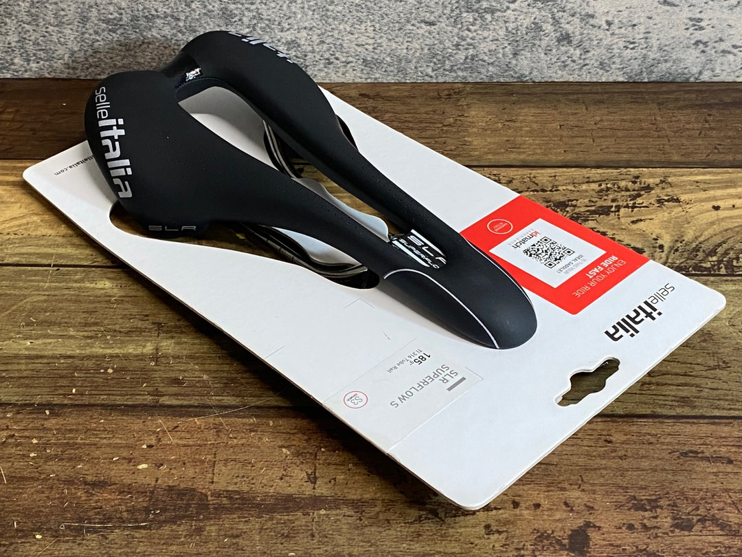 JQ818 セライタリア selle italia SLR SUPERFLOW Ti316レール サドル 黒 S3