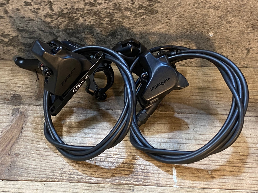 JP681 TRP HD-EU818 油圧ディスクブレーキ 前後セット フラットマウント