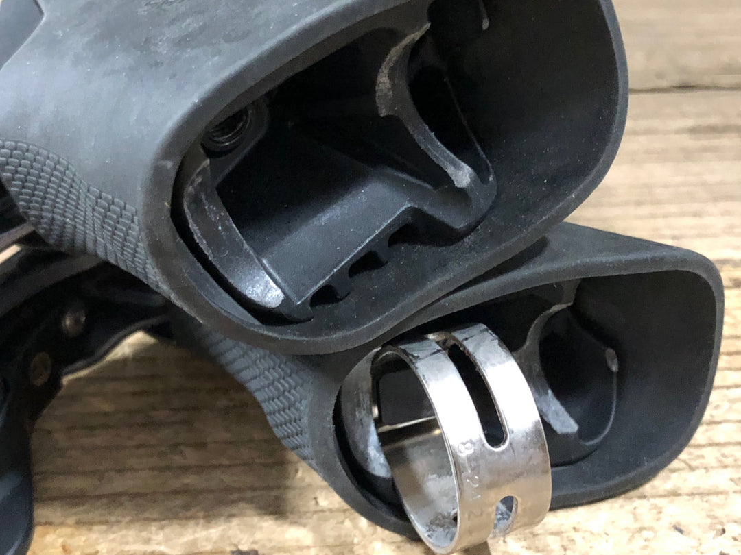 KG494 シマノ SHIMANO アルテグラ ULTEGRA ST-6870 STIレバー 左右セット 動作確認済 ※クランプバンド欠品
