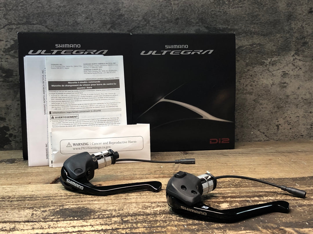JL195 シマノ SHIMANO ST-R8060 ULTEGRA TT/トライアスロン 2x11s Di2 電動変速 機械式ブレーキ STIレバー