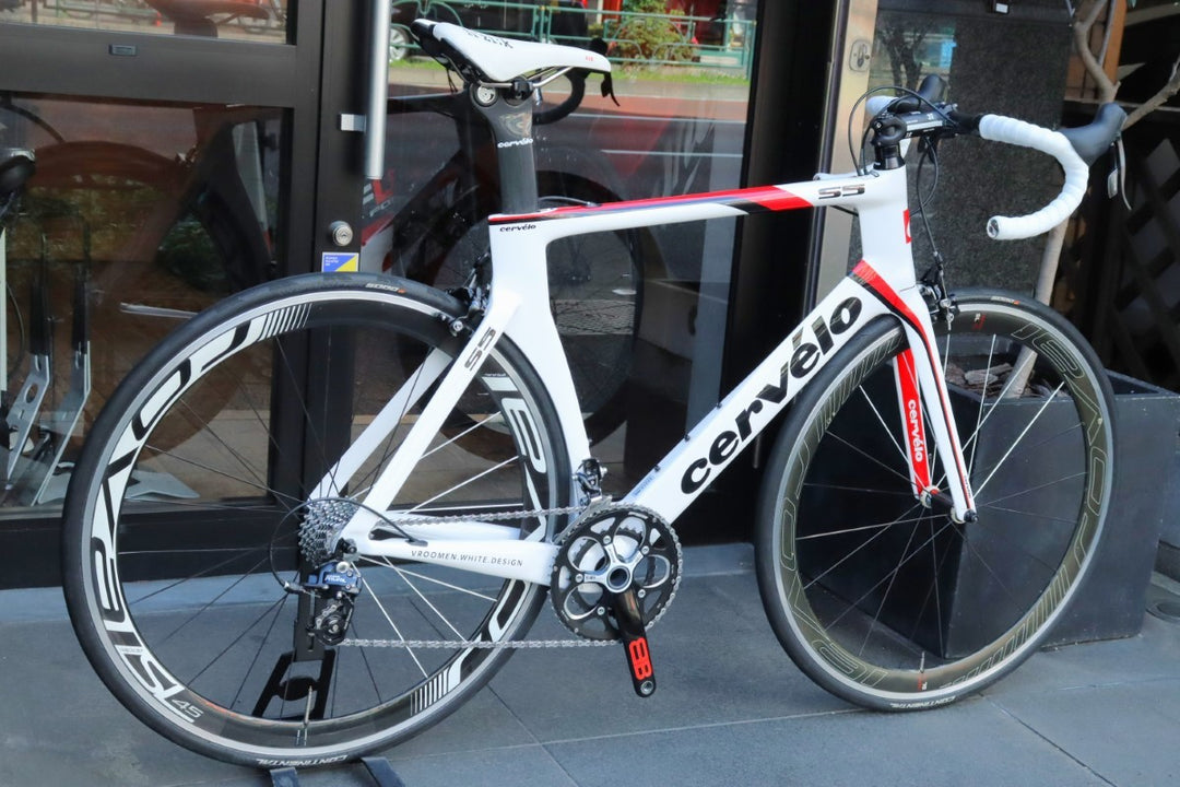 サーヴェロ CERVELO S5 2012年モデル 56サイズ スラム ライバル MIX 10S カーボン エアロロードバイク 【東京南麻布店】