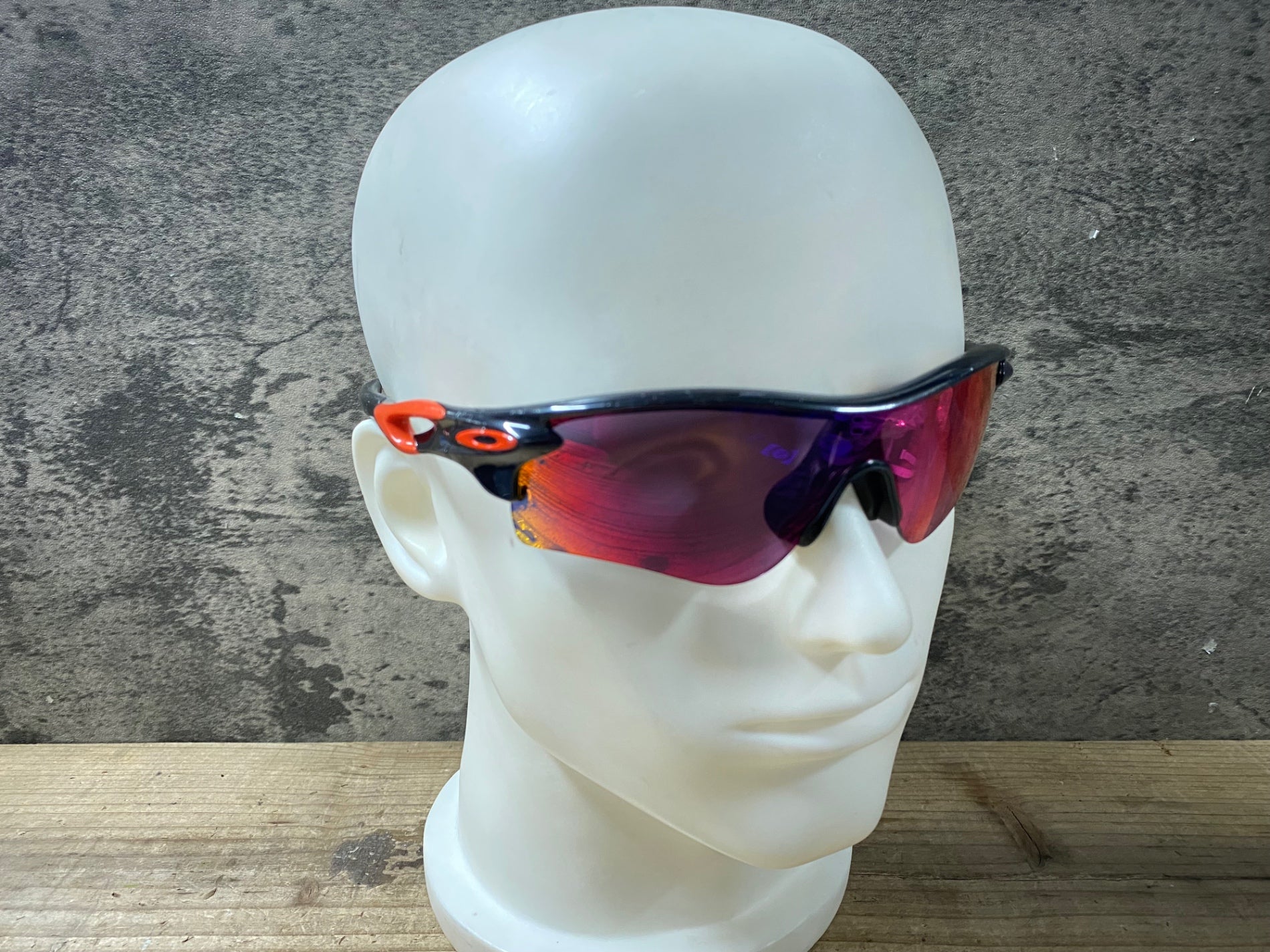 度あり】OAKLEY オークリー メガネ アイウェア チャンバー 赤×黒