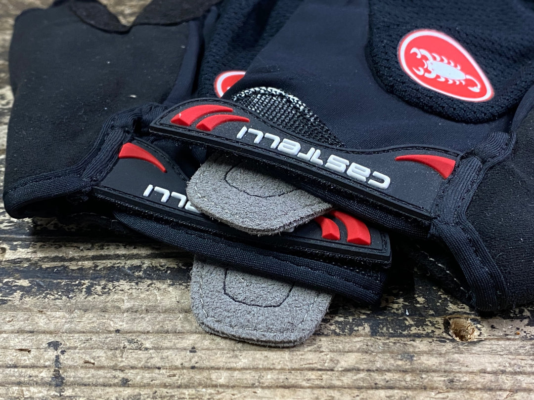 JH098 カステリ CASTELLI 指切りグローブ 黒 L
