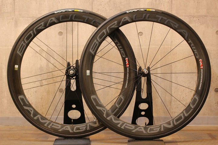 カンパニョーロ CAMPAGNOLO ボーラ ウルトラ BORA ULTRA TWO 50 カーボン チューブラー ホイールセット シマノ 11/12S ナロー【名古屋店】
