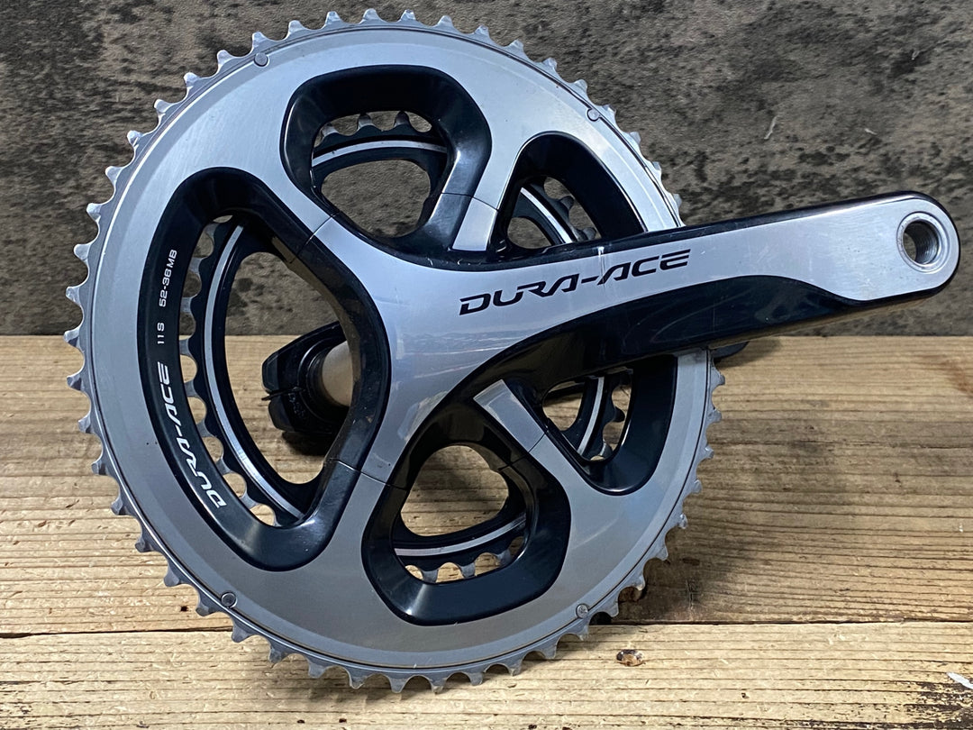 KM937 シマノ SHIMANO デュラエース DURA-ACE FC-9000 クランクセット 52/36T 172.5mm リコール点検済み