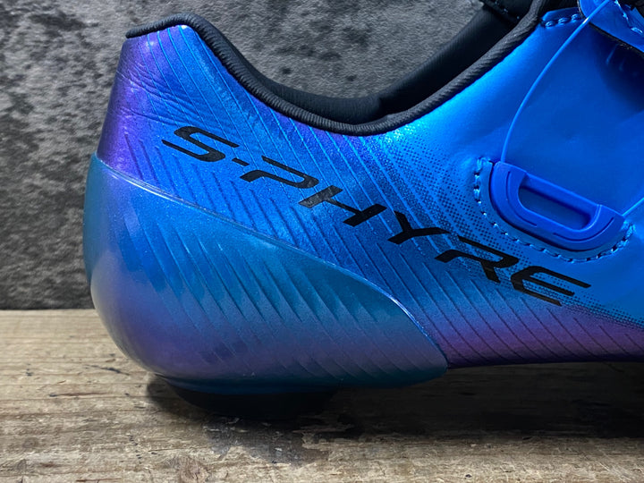 KD185 シマノ SHIMANO エスファイア S-PHYRE SH-RC903M B01E ビンディングシューズ EU41 WIDE 3穴 青