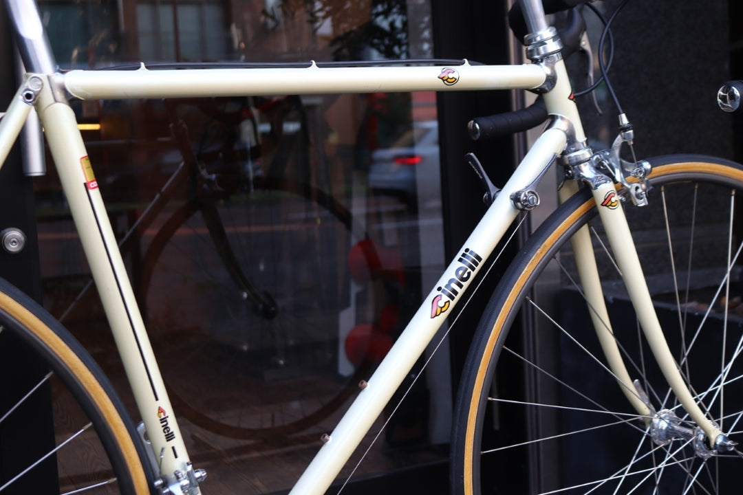 チネリ CINELLI スーパーコルサ SUPERCORSA コロンバスSLX 1990年代 シマノ デュラエース 7400 8S スチール ロードバイク 【東京南麻布店】