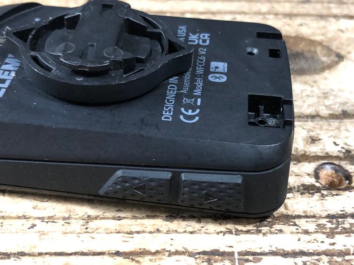 JS389 ワフー Wahoo エレメント ELEMENT WFCC6 V2 サイクルコンピューター 起動確認済み