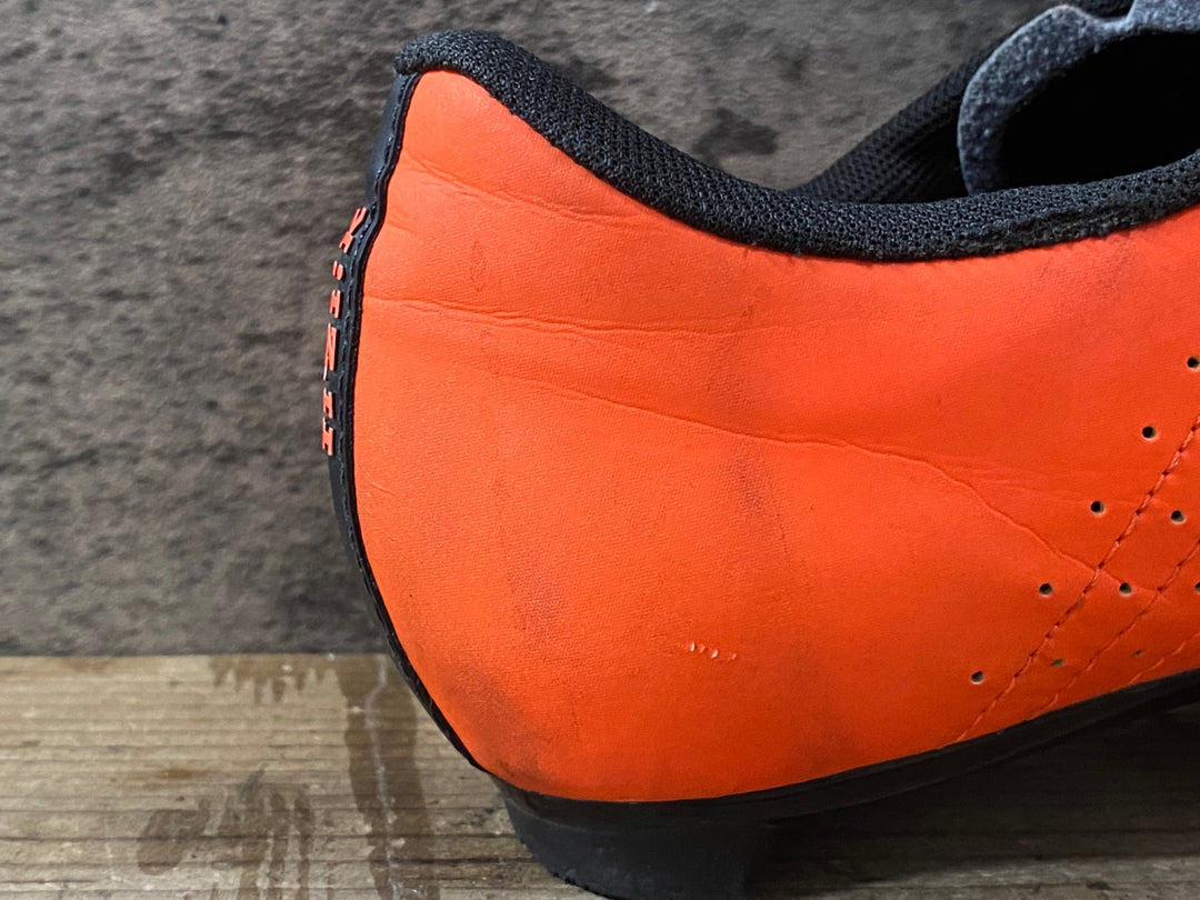 KJ156 フィジーク fizik TEMPO R5 POWERSTRAP SHOES ビンディングシューズ オレンジ EU42 3穴