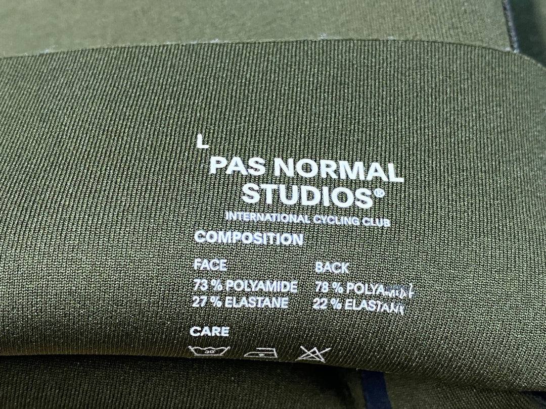 KA519 パスノーマルスタジオ PAS NORMAL STUDIOS LOGO HEAVY OVERSHOES シューズカバー オリーブ L