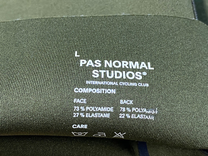 KA519 パスノーマルスタジオ PAS NORMAL STUDIOS LOGO HEAVY OVERSHOES シューズカバー オリーブ L