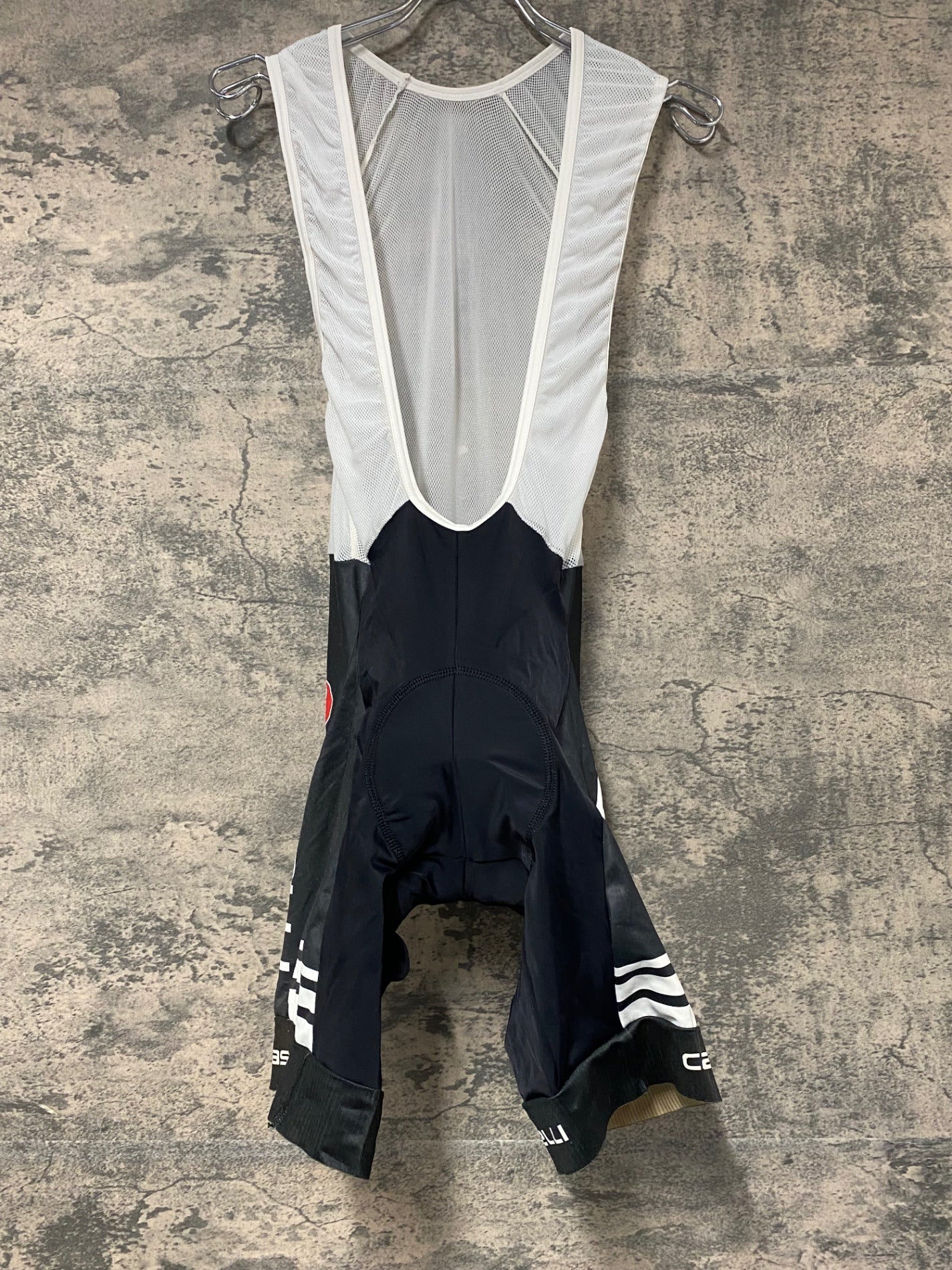KH242 カステリ CASTELLI ビブショーツ 黒白 M ※擦れあり – BICI AMORE