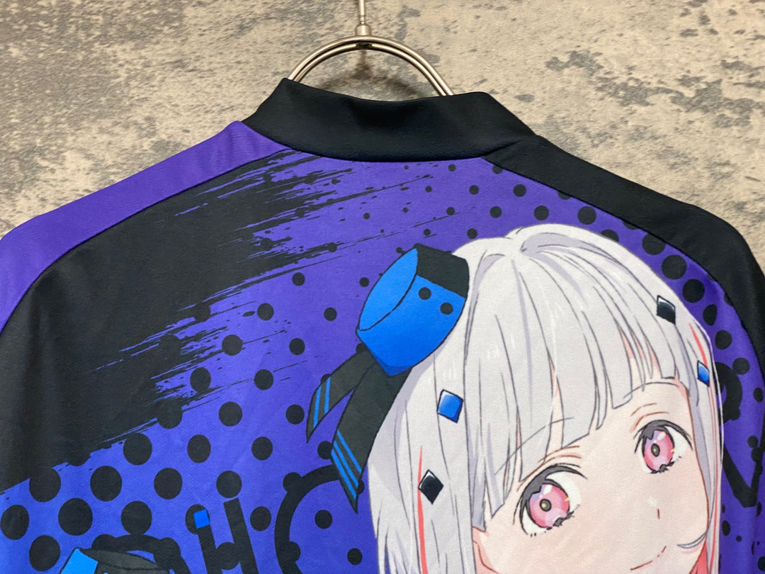 KG896 ファイス FICE 半袖 サイクルジャージ 黒 紺 紫 XL ラブライブ! 蓮ノ空女学院スクールアイドルクラブ DOLLCHESTRA Ver.