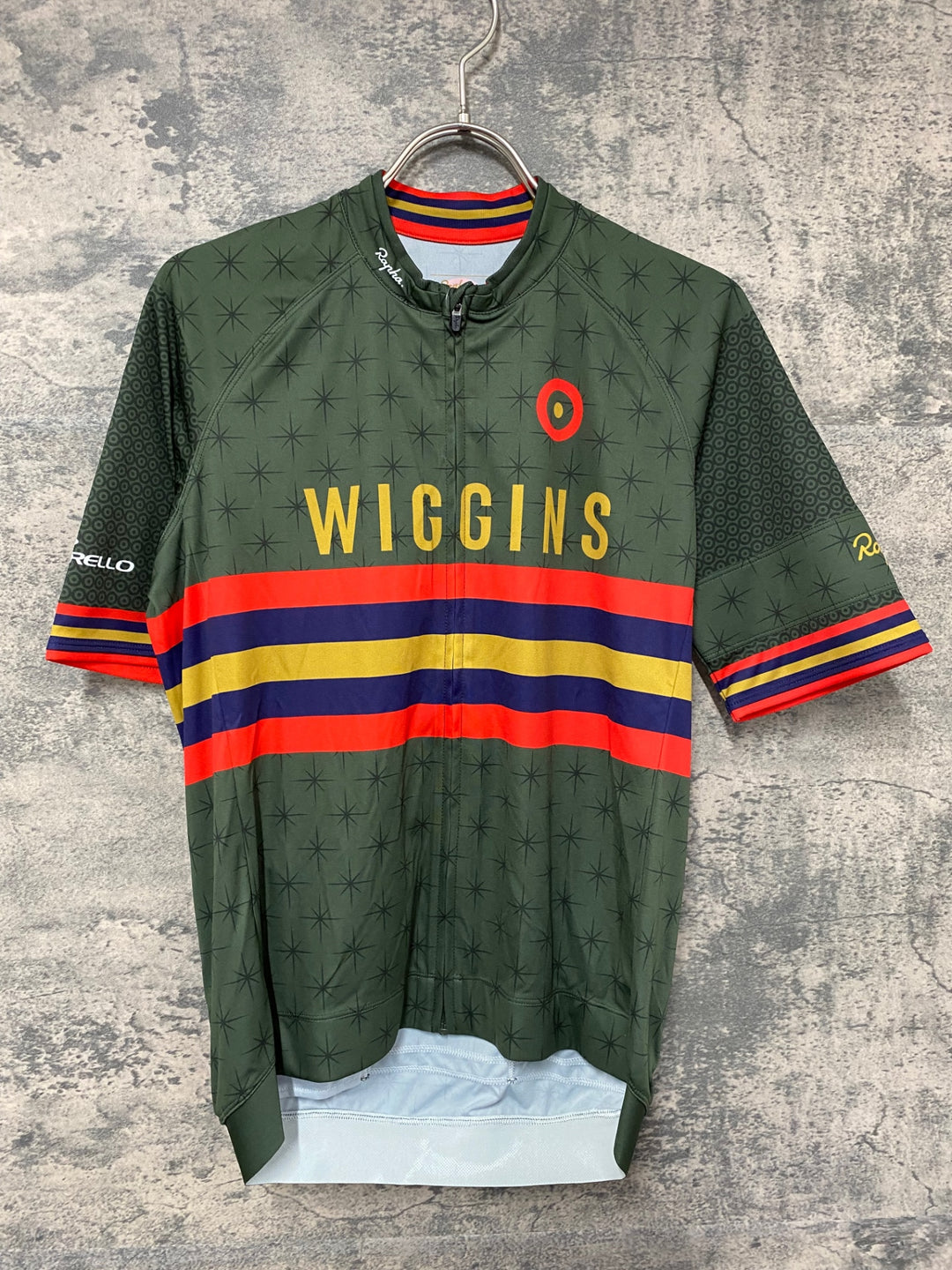 JE989 ラファ Rapha CORE JERSEY WIGGINS 半袖 サイクルジャージ 深緑 M