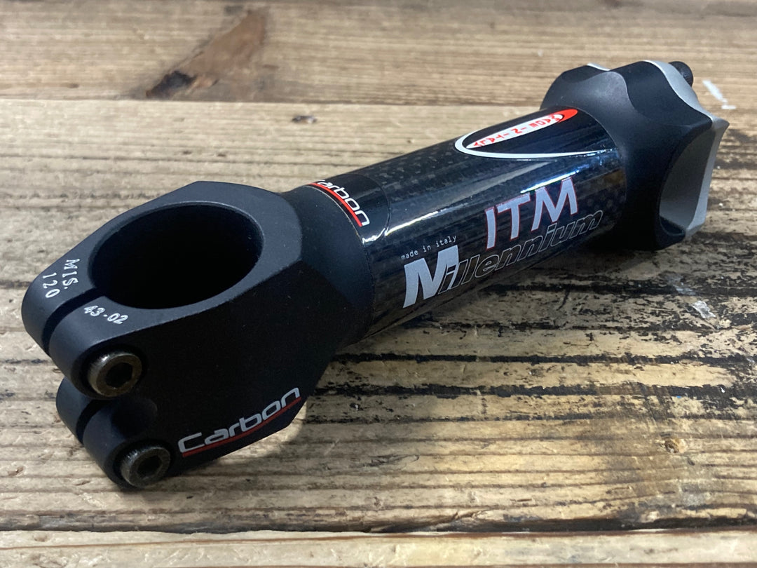 JP643 ITM Millennium Carbon ステム 黒 120mm Φ26.0 OS